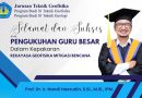 Selamat dan Sukses atas Pengukuhan Guru Besar Prof. Dr. Ir. Nandi Haerudin, S.Si., M.Si., IPM