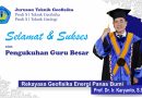 Pengukuhan Guru Besar Prof. Dr. Ir. Karyanto, S.Si., M.T.