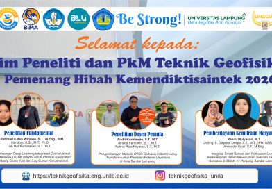 3 Judul Penelitian dan PKM Dosen Teknik Geofisika Raih Pendanaan Program BIMA 2026 dari Kemendiktisaintek